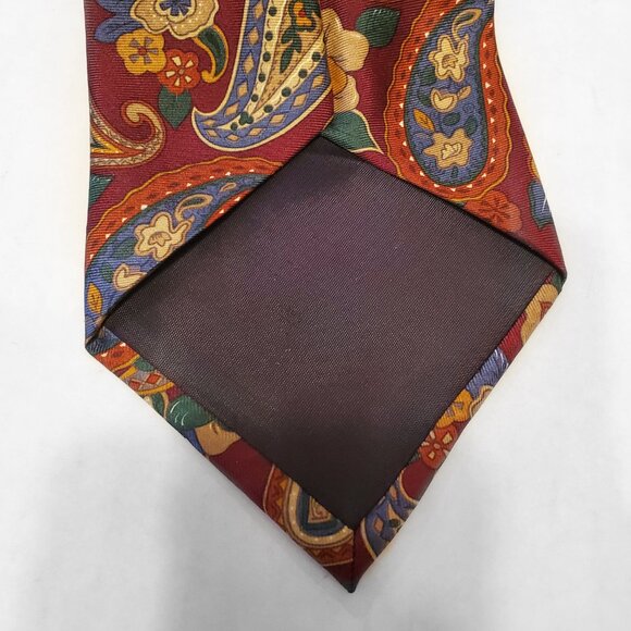 Liberty Of London Silk Paisley Floral Tie - Picture 3 of 4